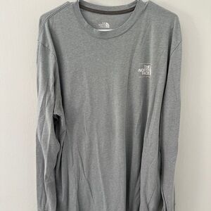 The North Face Men's Long Sleeve Gray Tee